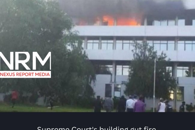 Supreme court building guts fire