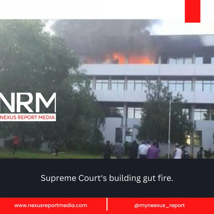Supreme court building guts fire