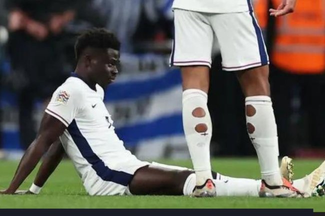 Saka Injury Adds to Arsenal's Woes After England's Loss to Greece