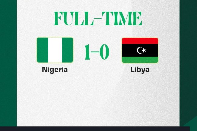 Morocco 2025: Nigeria pip Libya 1-0 in Uyo to maintain leadership of Group D