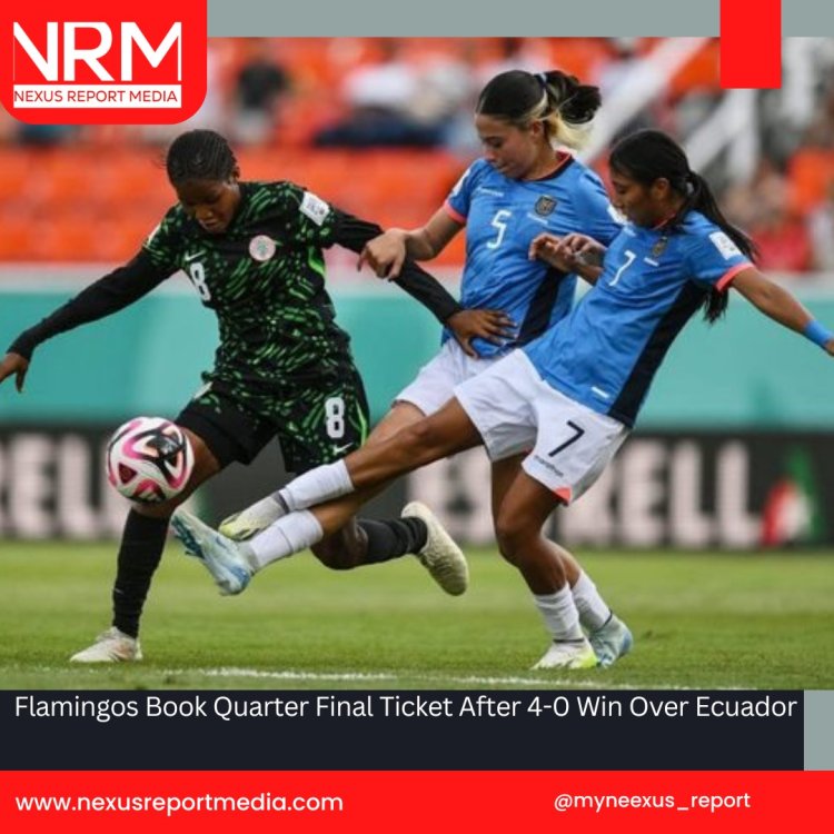 Flamingos Book Quarter Final Ticket After 4-0 Win Over Ecuador