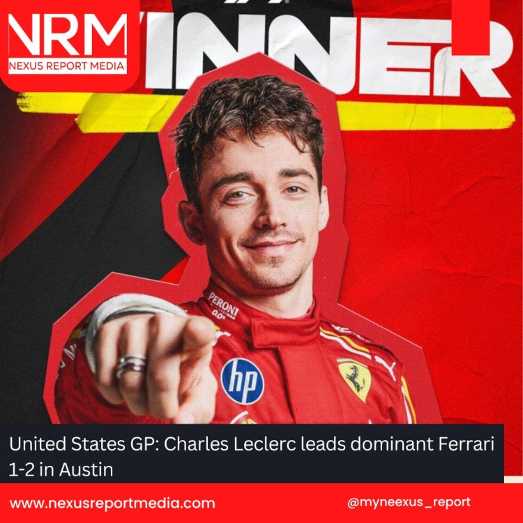 United States GP: Charles Leclerc leads dominant Ferrari 1-2 in Austin