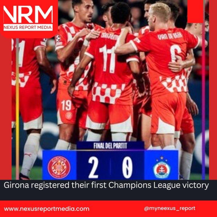 Girona registered their first Champions League victory