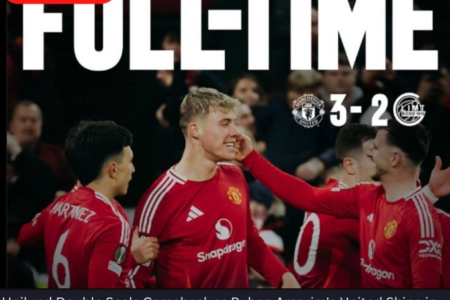 Højlund Double Seals Comeback as Ruben Amorim's United Shine in Europa League Debut