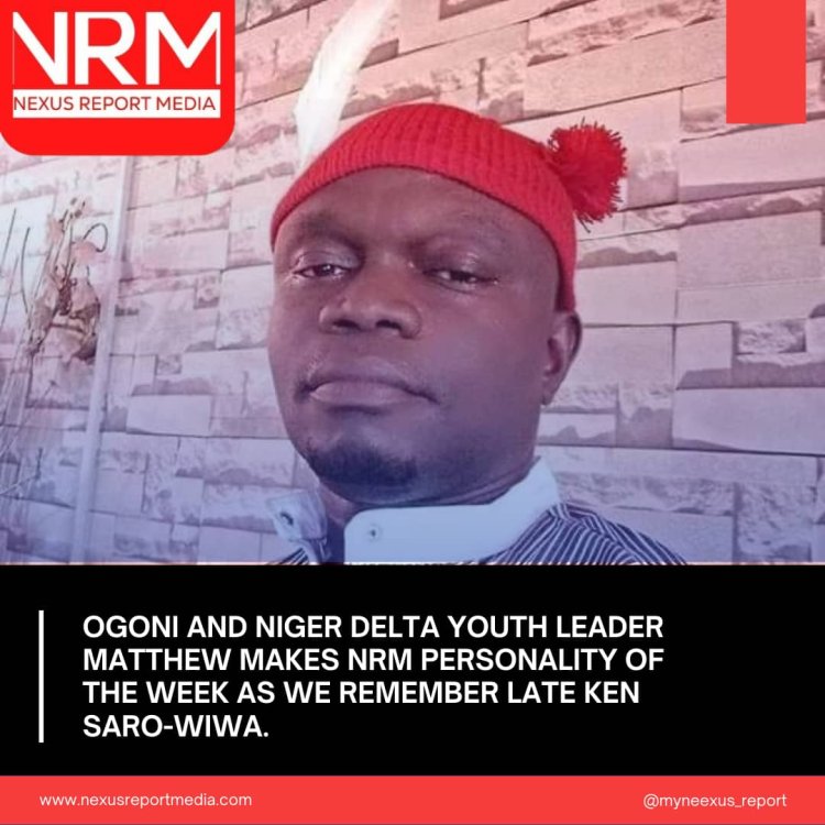 PERSONALITY OF THE WEEK.