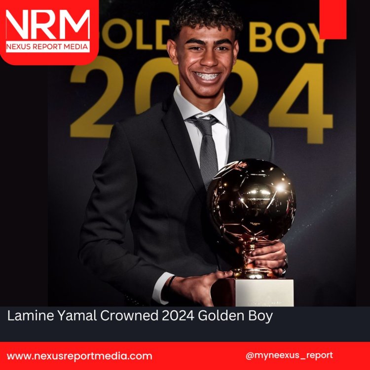 Lamine Yamal Crowned 2024 Golden Boy