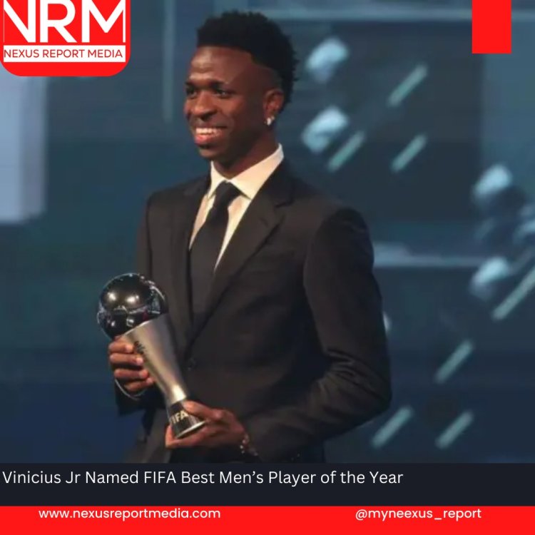 Vinicius Jr Named FIFA Best Men’s Player of the Year