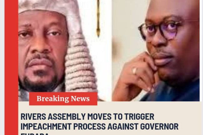 Rivers Assembly Moves to Trigger Impeachment Process Against Governor Fubara