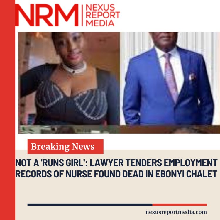 Family clears name of late Nurse, debunks malicious rumors.