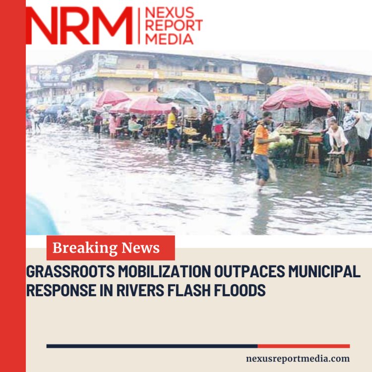 Port Harcpurt paralyzed as flash floods Hit communities.